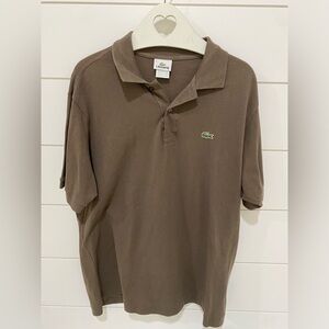 Men’s Lacoste polo shirt.